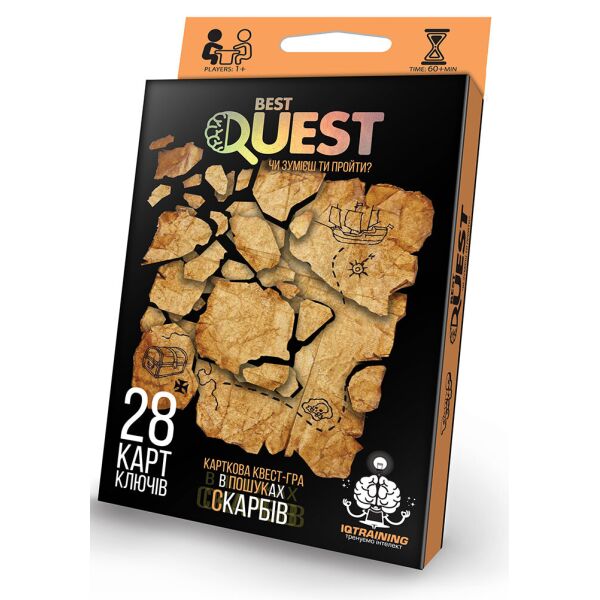 

Карточная квест-игра BEST QUEST, рус., 28 карт ключей(BQ-01-03U)