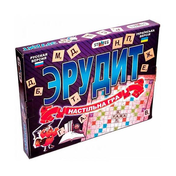 

Игра развивающая настольная «Эрудит», на украинском(30451S)