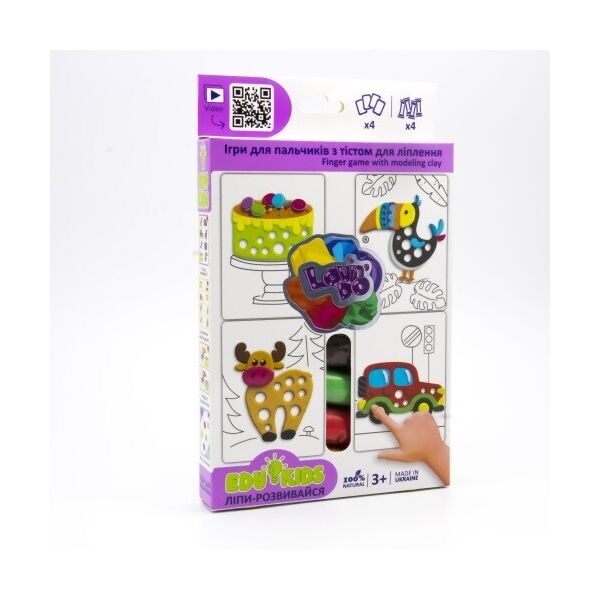 

Набор для лепки TM Lovin'Do «Edu kids» «Игри для пальчиков»(41042)