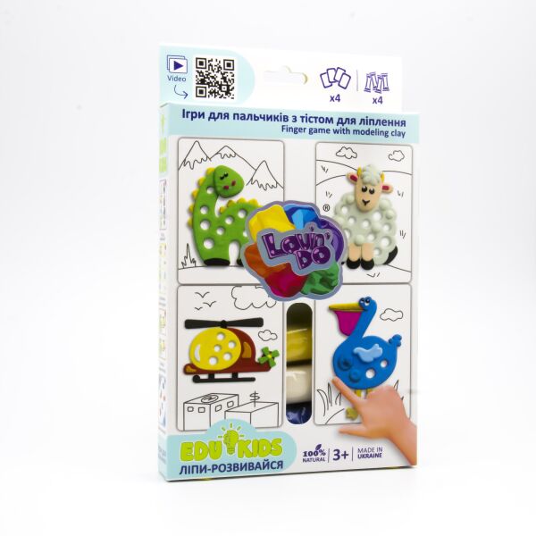 

Набор для лепки TM Lovin'Do «Edu kids» «Игри для пальчиков9»(41052)