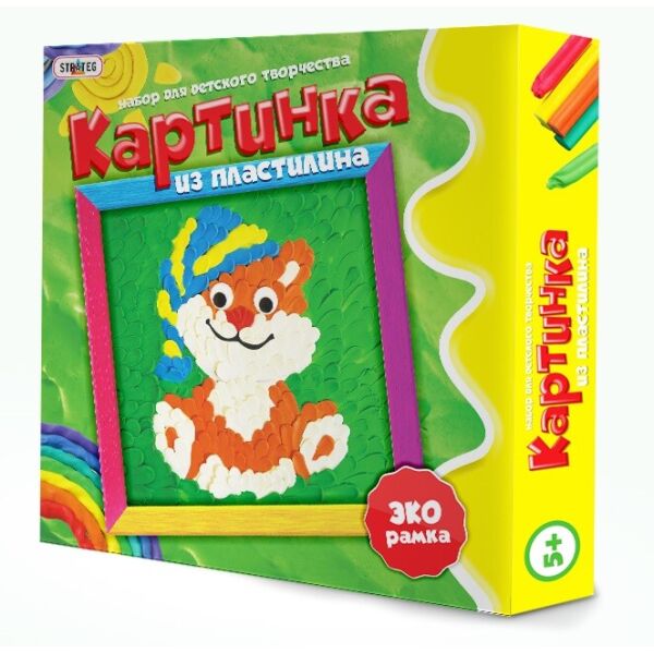 

Картина из пластилина «Котик»(4001S)
