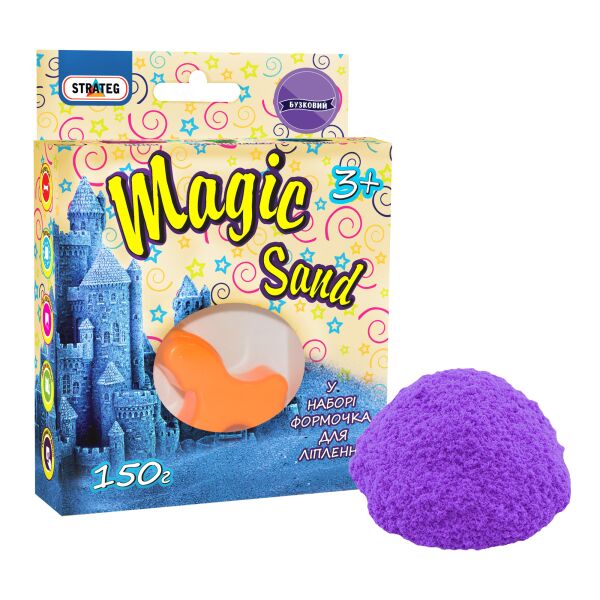 

Кинетический песок Magik sand, 0,150кг, фиолетовый, с формоч(39304S)