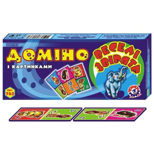 

Домино детское «Веселі звірята»(0762)