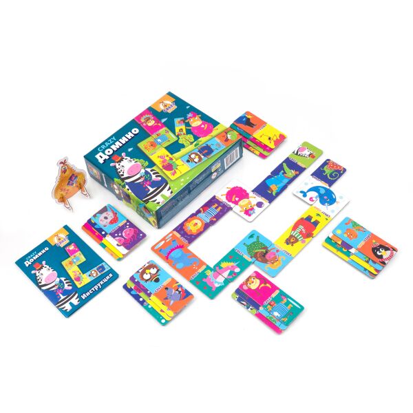 

Игра настольная «CRAZY Домино» на русском(VT8055-04)