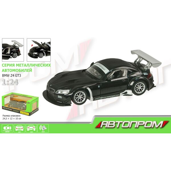 

Машина «АВТОПРОМ» MW Z4 GT3, на батарейках(68251A)