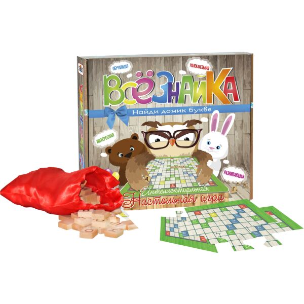 

Игра настольная «Всезнайка» (рус.)(801S)