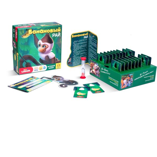 

Игровой набор «Банановий Рай», игра + рассказ + аудиосказка(LD1046-03)