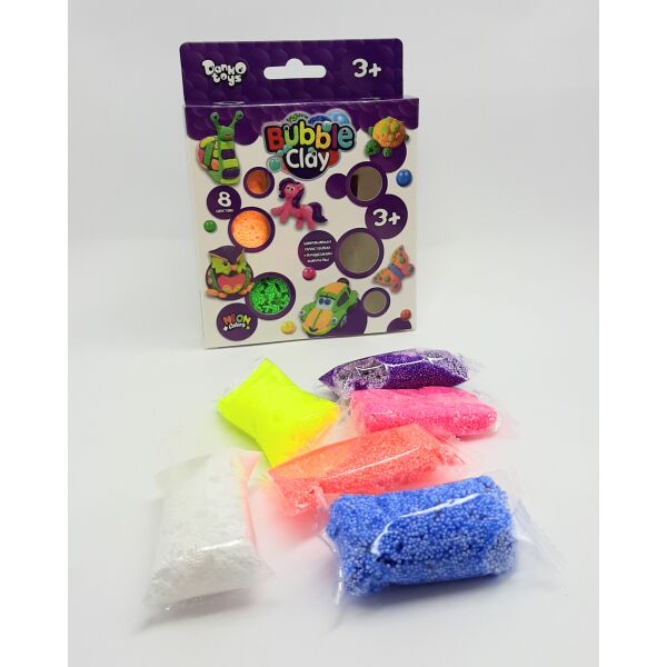 

Набор для творчества BUBBLE CLAY, 8 цветов(BBC-04-01)