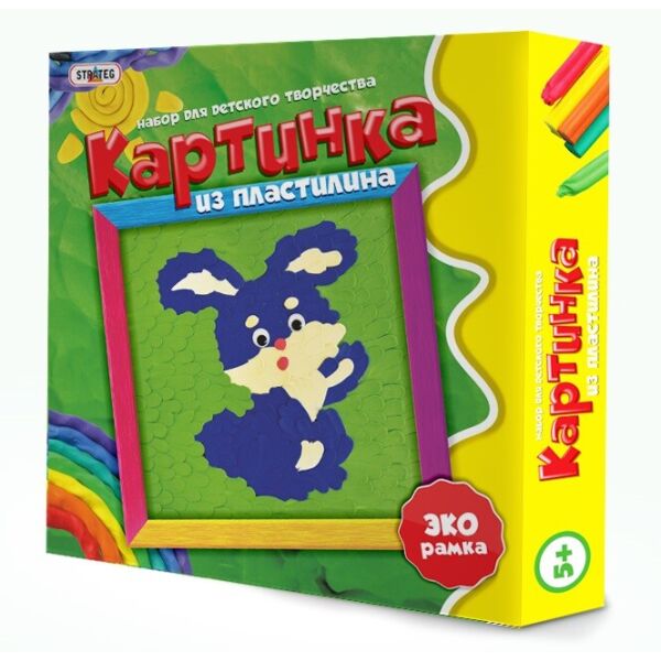 

Картина из пластилина «Зайчик»(4002S)
