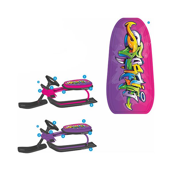 

Снегокат детский,низкая рама, мягкое сиденье,розовый(MS1799-1)