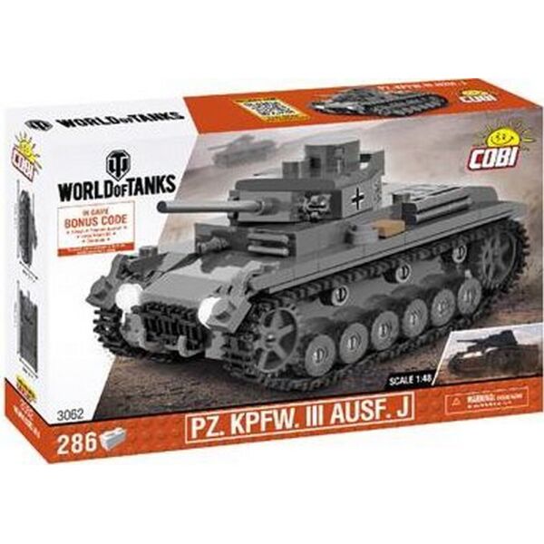 

Конструктор COBI Средний танк Т-III, 286 деталей (COBI-3062)