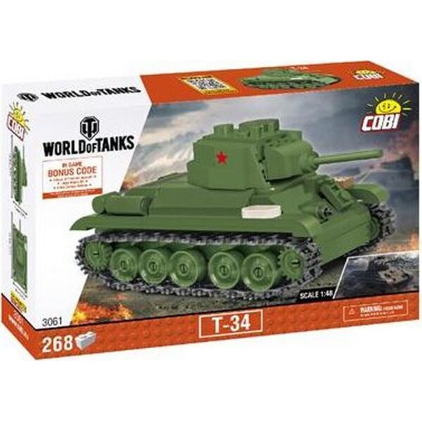 

Конструктор COBI Танк Т-34, 268 деталей (COBI-3061)