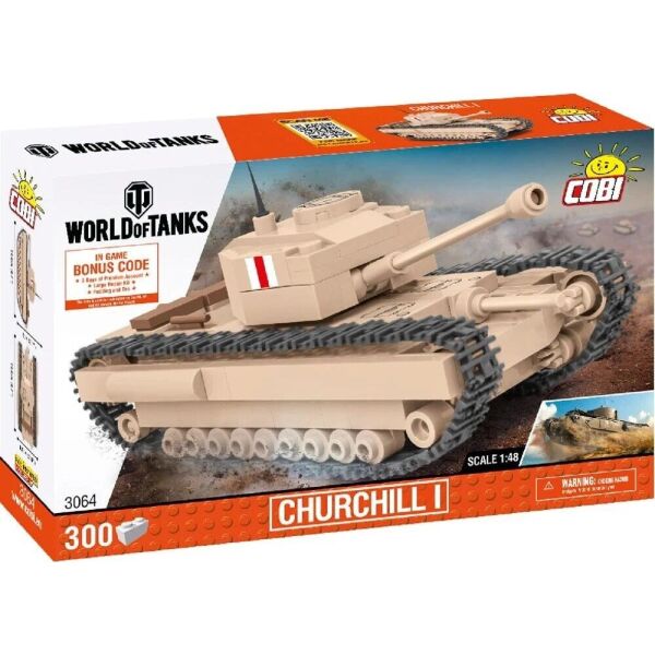 

Конструктор COBI Танк Черчилль, 300 деталей (COBI-3064)
