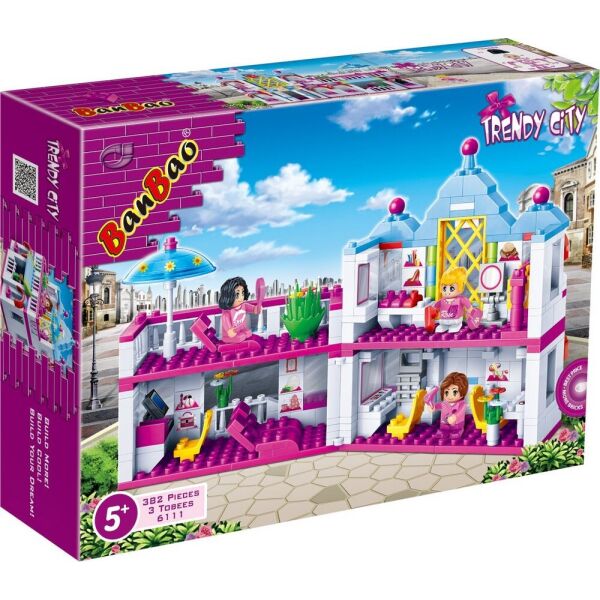 

Конструктор BanBao серия: "Модный город" Салон красоты 382 эл. (6111)