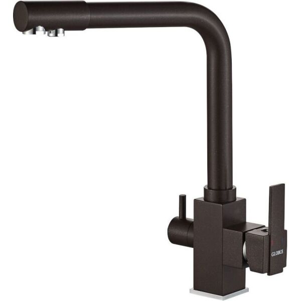 

Смеситель для кухни под осмос Globus Lux GLLR-0100-6-MARONE