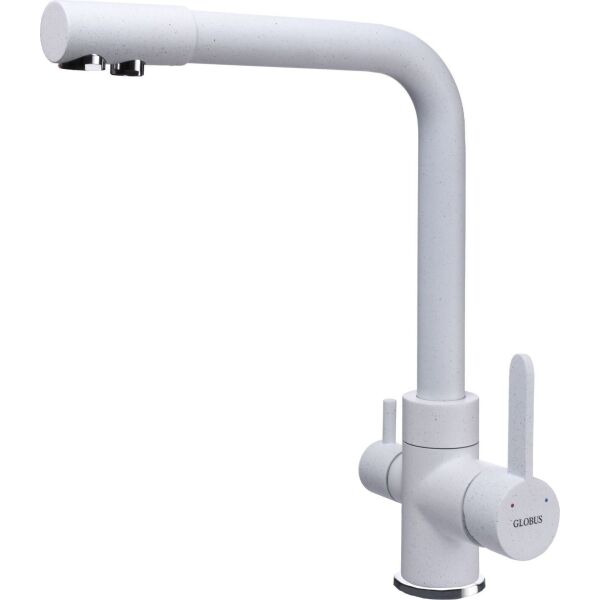 

Смеситель для кухни под осмос Globus Lux GLLR-0444-7-WHITE