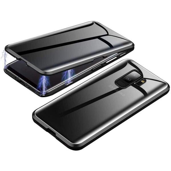 

Magnetic case Full Glass 360 (магнитный чехол) ANTI SPY Анти-шпион для Samsung Galaxy S9 Plus