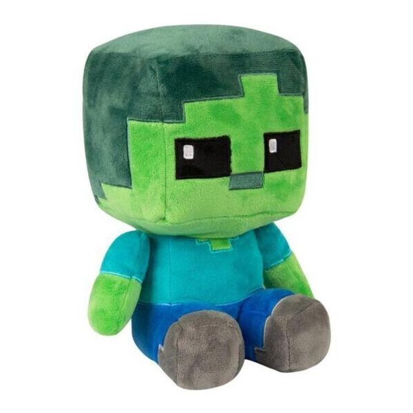 Акція на Мягкая игрушка Зеленый Зомби Майнкрафт, 26 см / Zombie Minecraft від Allo UA