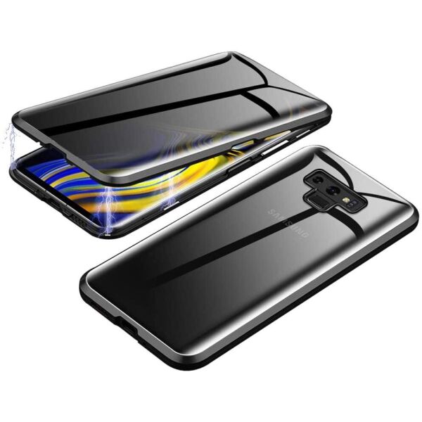 

Magnetic case Full Glass 360 (магнитный чехол) ANTI SPY Анти-шпион для Samsung Galaxy Note 9