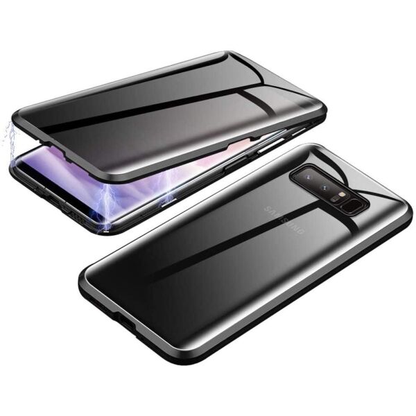 

Magnetic case Full Glass 360 (магнитный чехол) ANTI SPY Анти-шпион для Samsung Galaxy Note 8