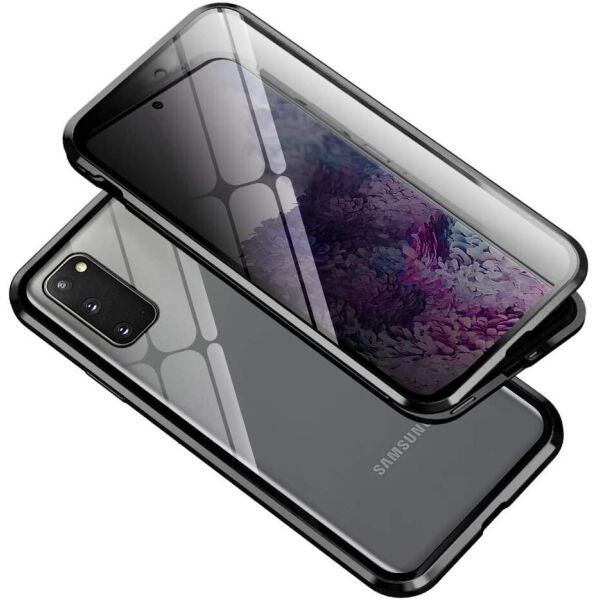 

Magnetic case Full Glass 360 (магнитный чехол) ANTI SPY Анти-шпион для Samsung Galaxy S20
