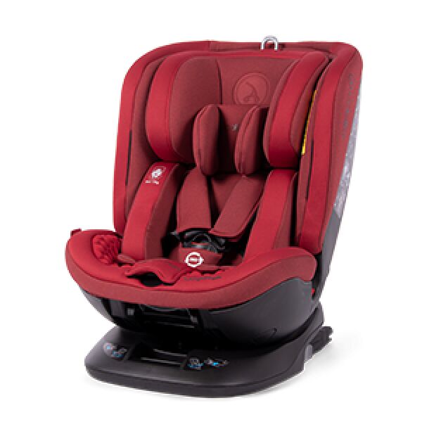 

Автокресло Coletto Logos группа 0+/1/2/3 (0-36 кг) с системой Isofix и функцией вращения на 360° + ремень Top Therher Красный