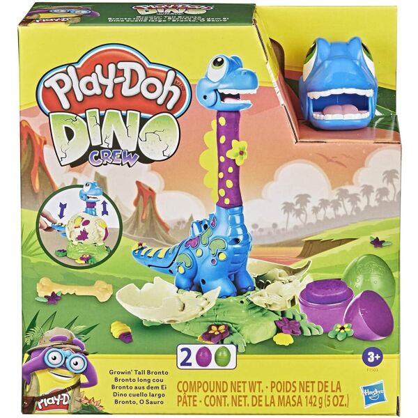 

Игровой набор Плей-До Динозавр Play-Doh Dino Crew Growin' Tall Bronto Toy Dinosaur
