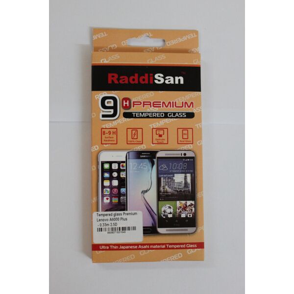 

Защитное стекло Lenovo A6000 Plus (Raddisan 0.33mm)