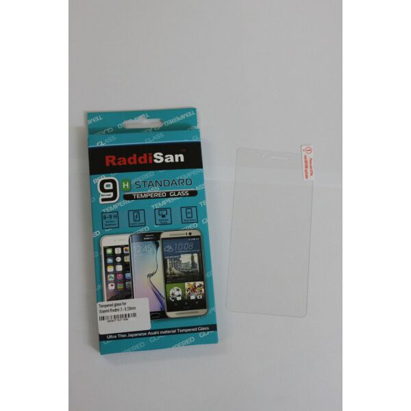 

Защитное стекло Xiaomi Redmi 3/3s/3 Pro/3x (Raddisan 0.33 mm)