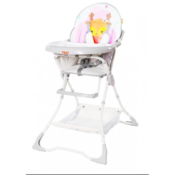 

Стульчик для кормления TILLY Buddy T-633/2 Lilac Deer со столешницей и корзиной для игрушек
