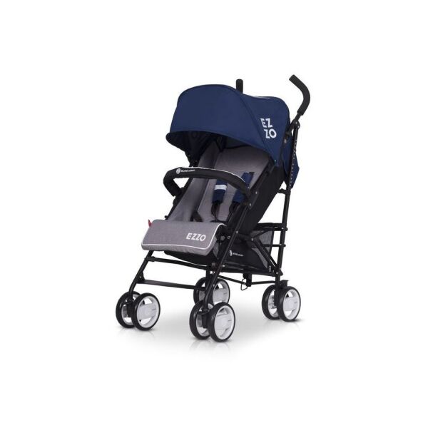 

Коляска детская прогулочная EasyGo Ezzo Denim со светоотражающими элементами + чехол на ножки