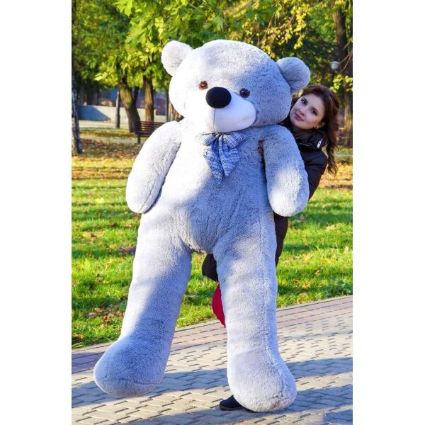 

Мягкая игрушка NEHILO плюшевый мишка Нестор 200 см Серый