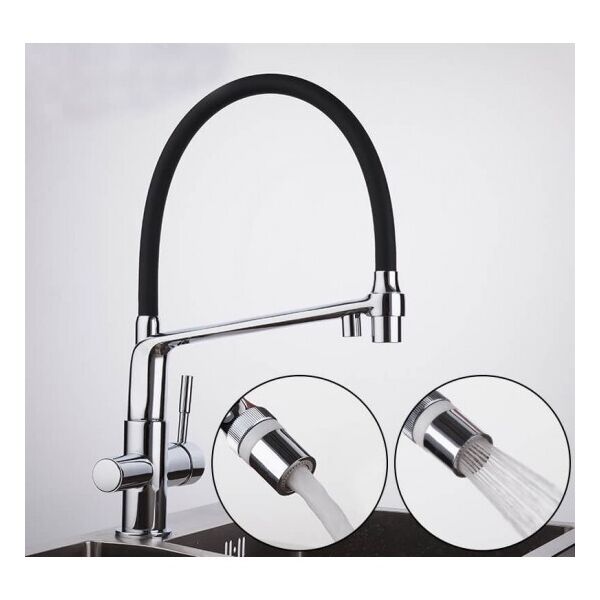 

Смеситель для кухни Gappo G4398-7 на две воды