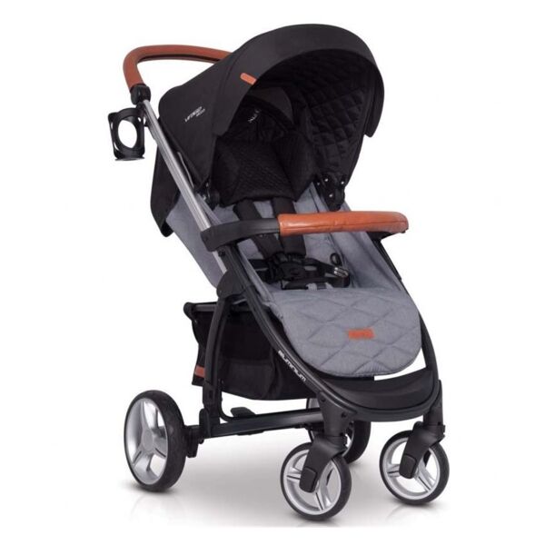 

Коляска детская прогулочная EasyGo Virage Ecco Anthracite + дождевик, чехол на ножки и сумка-рюкзак