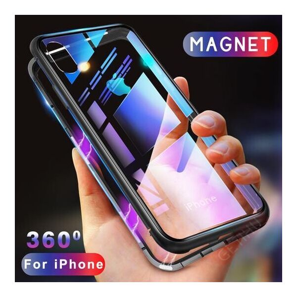 

Magnetic case (магнитный чехол) для Iphone X / XS