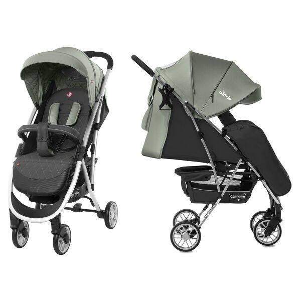 

Коляска прогулочная Carrello Gloria CRL-8506/1 Slate Blue с подстаканником + дождевик M и чехол на ножки