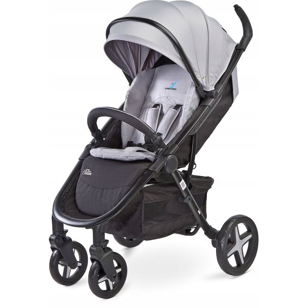 

Коляска прогулочная Caretero Titan Grey с двумя ручками + чехол на ножки