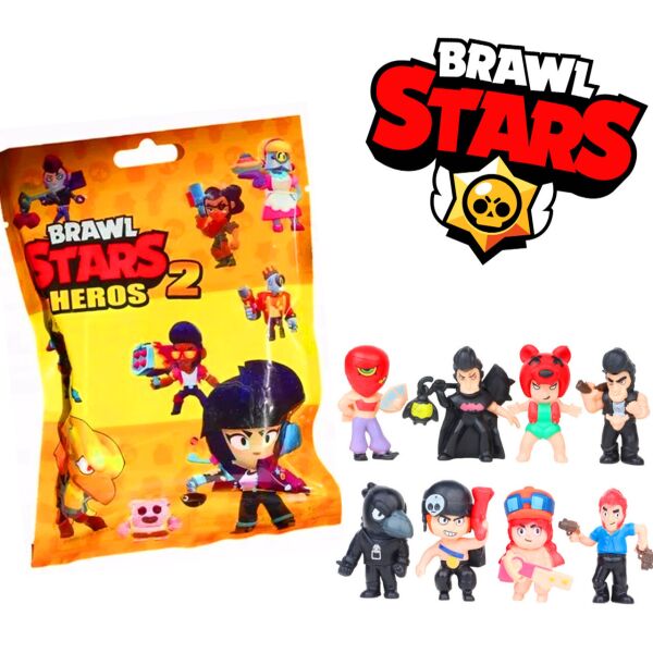 

Игрушка сюрприз из игры Brawl Stars. Фигурка героя Бравл Старс, 1 шт