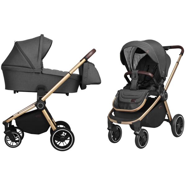 

Коляска универсальная 2 в 1 Carrello Epica CRL-8510 Iron Grey + дождевик + чехол на ножки и сумка