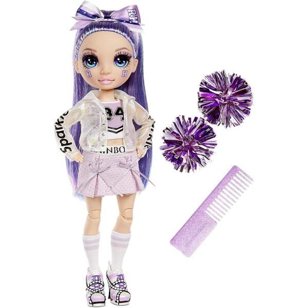 

Кукла Рейнбоу Хай Вайолет Уиллоу Чирлидер Rainbow High Cheer Violet Willow – Purple Cheerleader Fashion Doll