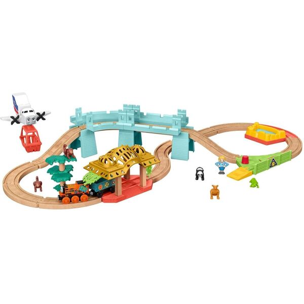 

Железная дорога Томас и друзья Большой мир Fisher-price Thomas and Friends Wood Big World Adventures set FXT66