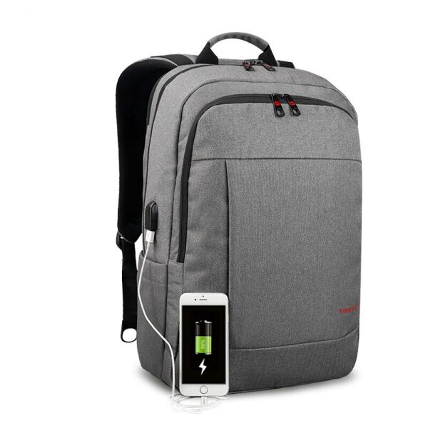 

Рюкзак для ноутбука Tigernu T-B3142 17.3"/28 л на 7 отделений + в комплекте кодовый замок и сумка для документов Серый