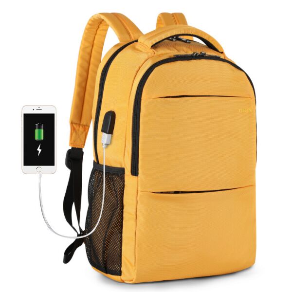 

Рюкзак для ноутбука Tigernu T-B3032D 15.6"/16 л на 5 отделений + в комплекте кодовый замок и сумка для документов Желтый