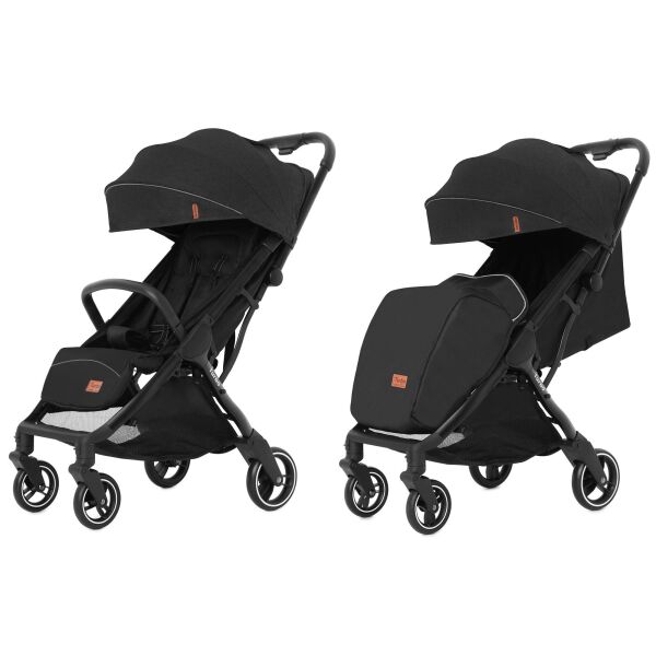 

Коляска прогулочная Carrello Turbo CRL-5503 Deep Black с EVA колесами + чехол на ножки