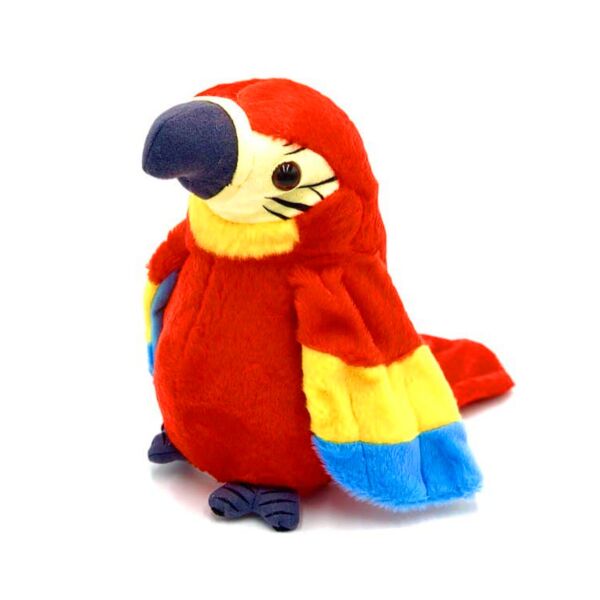 

Интерактивная игрушка говорящий Попугай, красный