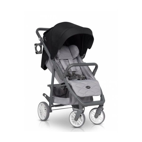 

Коляска детская прогулочная Euro-Cart FLEX + подстаканником + дождевик Черная