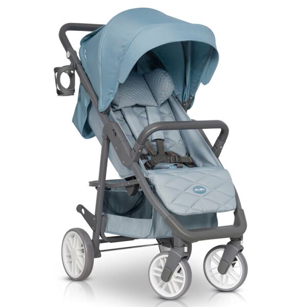

Коляска детская прогулочная Euro-Cart FLEX + подстаканником + дождевик Голубая