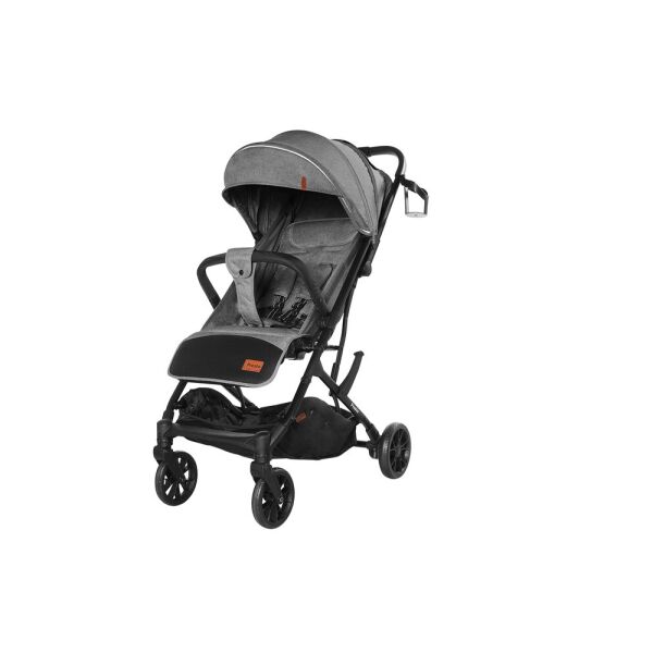 

Коляска прогулочная Carrello Presto CRL-9002 + дождевик, чехол на ножки и подстаканник Темно-серый