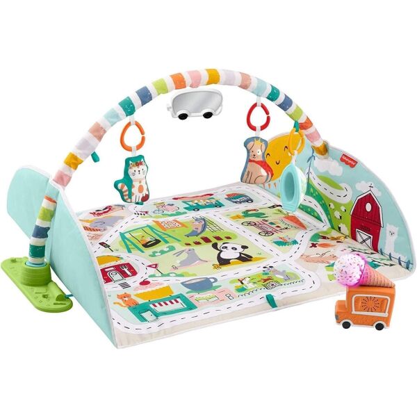 

Детский игровой коврик Фишер-Прайс Fisher-Price Activity City Gym to Jumbo Play Mat