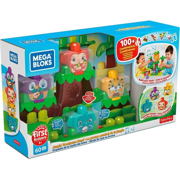 

Конструктор Мега Блокс домик на дереве Mega Bloks Jungle Treehouse Band